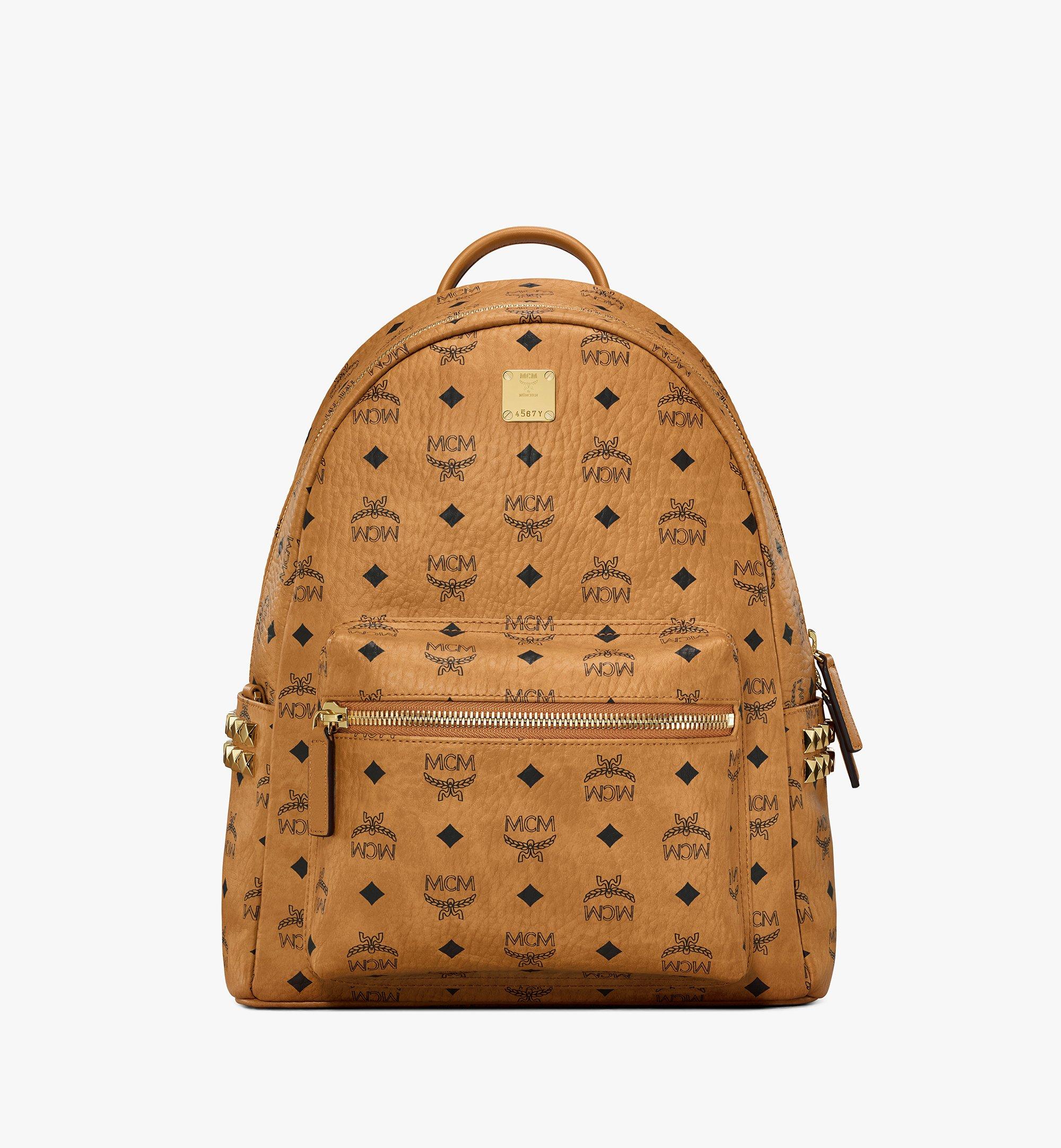 Mcm mini hot sale backpack beige